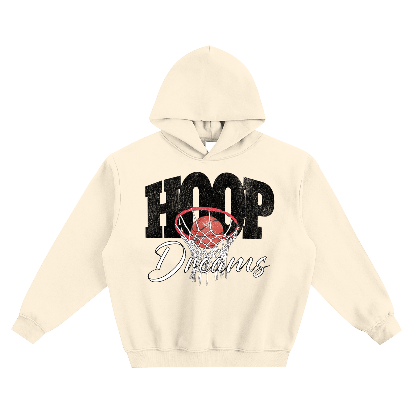 Hoop Dreams Fleeced Boxy Hoodie