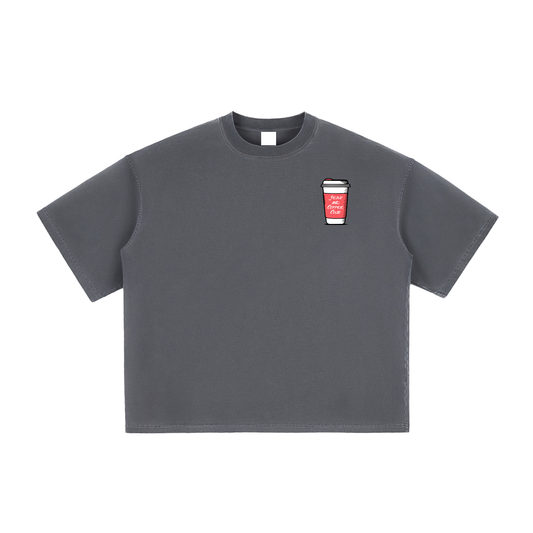 Sunday Morning Coffee Vintage Boxy Tee