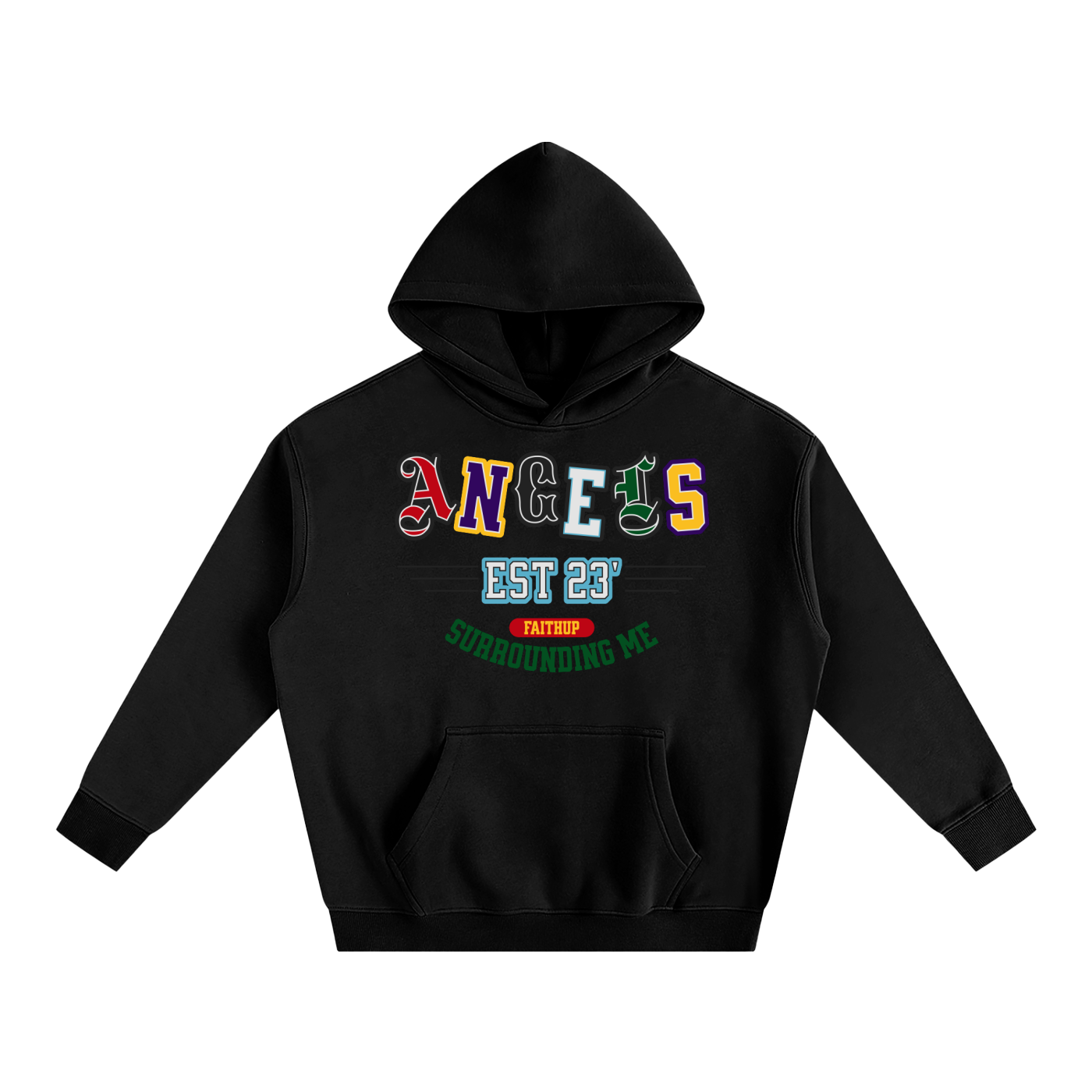 ANGELS Oversize Fleeced Hoodie