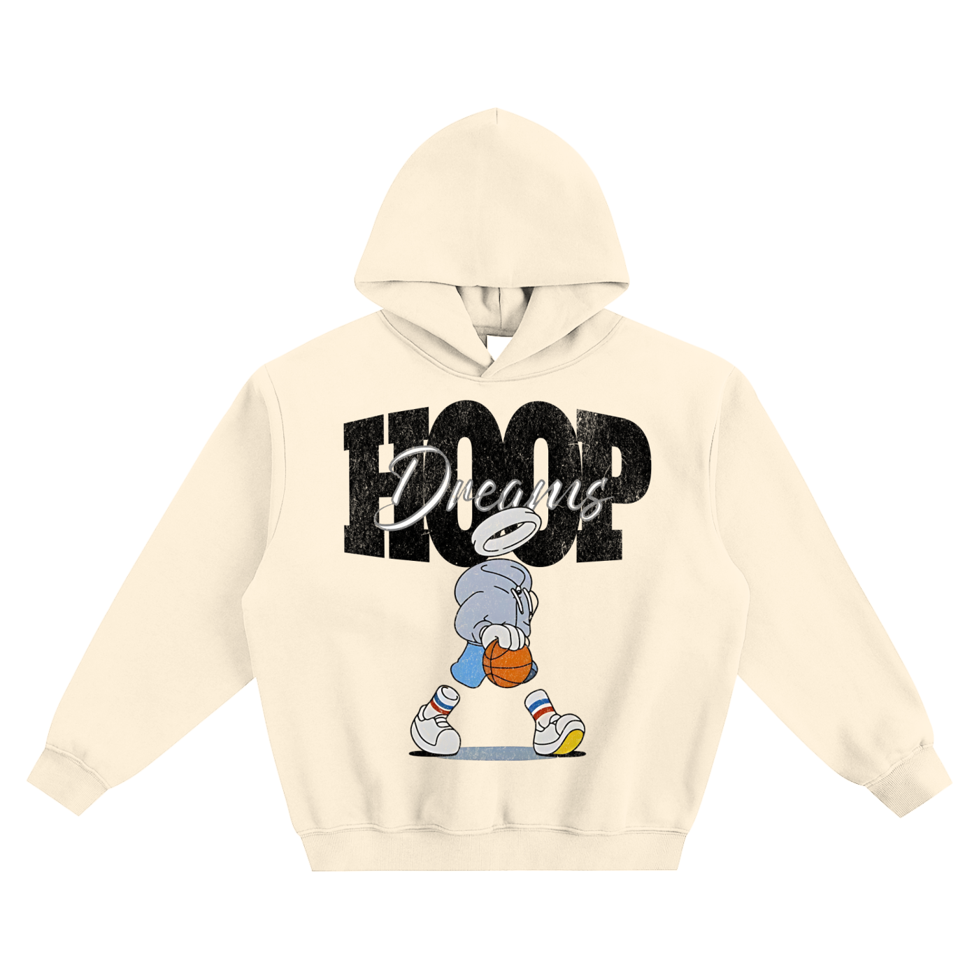 Hoop Dreams II Fleeced Boxy Hoodie