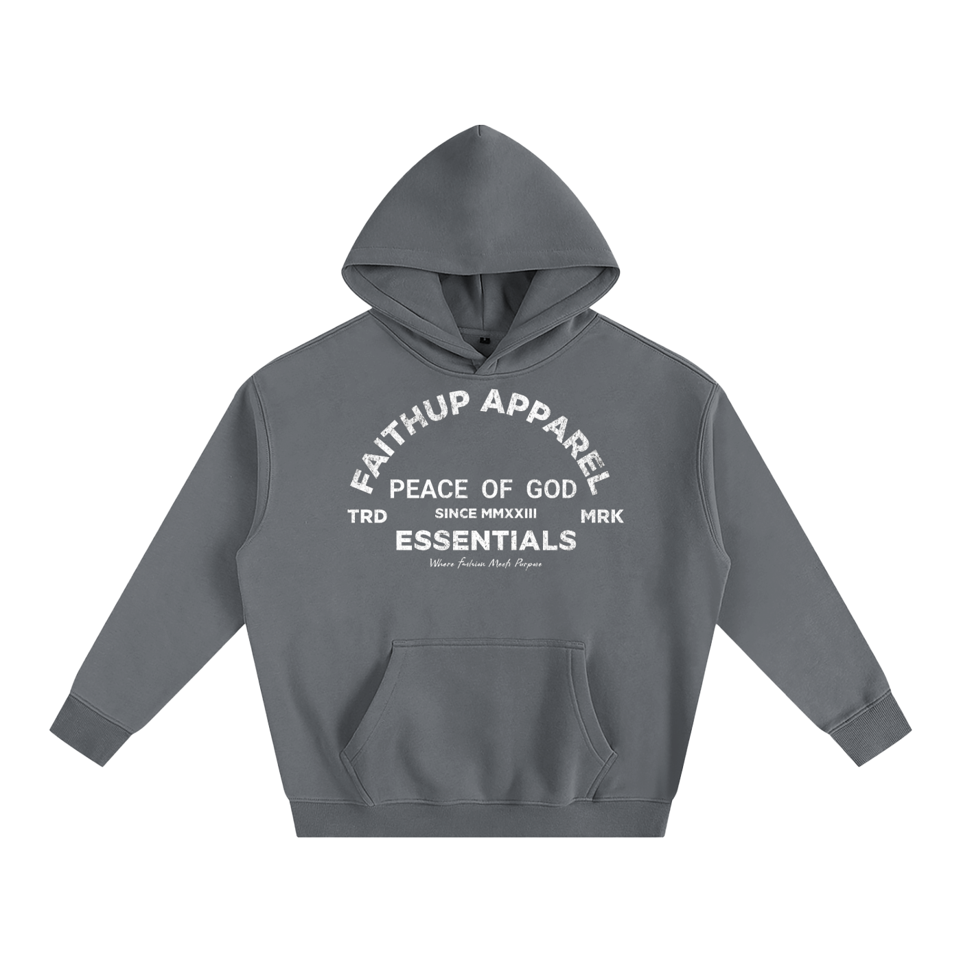 Peace of God Oversize Fleeced Hoodie