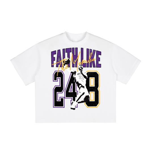 Faith Like The Mamba Washed Boxy Tee