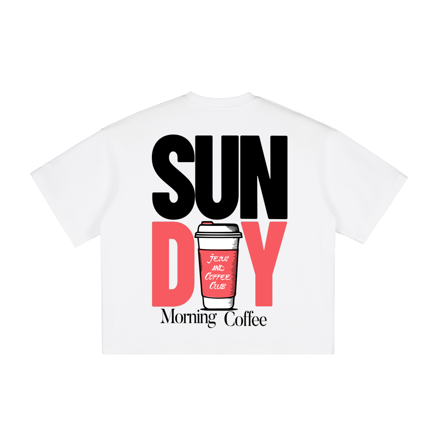 Sunday Morning Coffee Vintage Boxy Tee